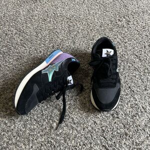 SUN68 Women’s Fashion Sneakers Shoe Sneakers SUN 68 Suede US 9 Black Purple Blue